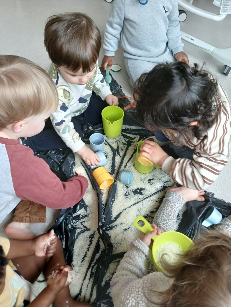enfants à la crèche Poupig - Rennes